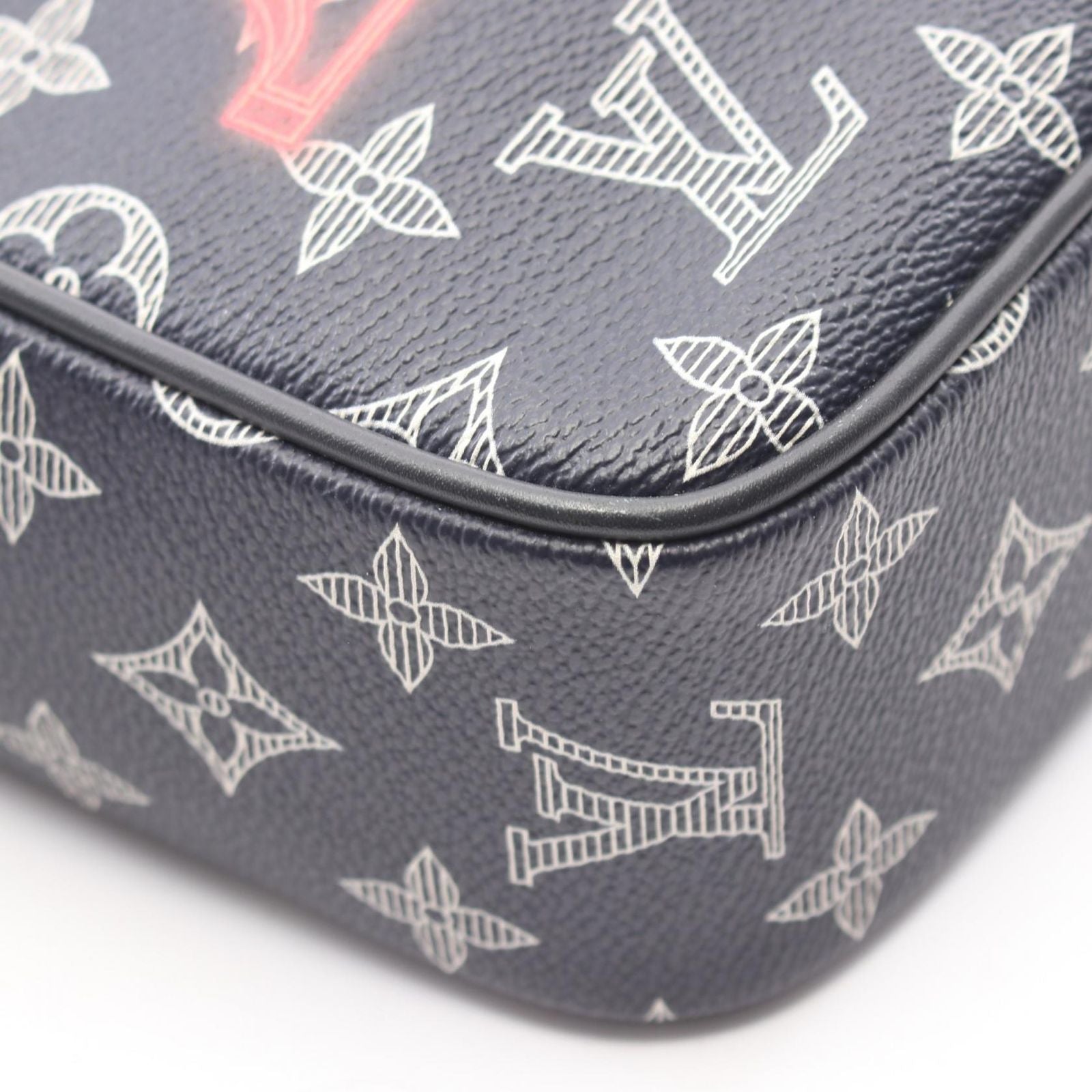 Louis Vuitton Shoulder Bag Danube PM Monogram Ink Upside Down Leather — view 6