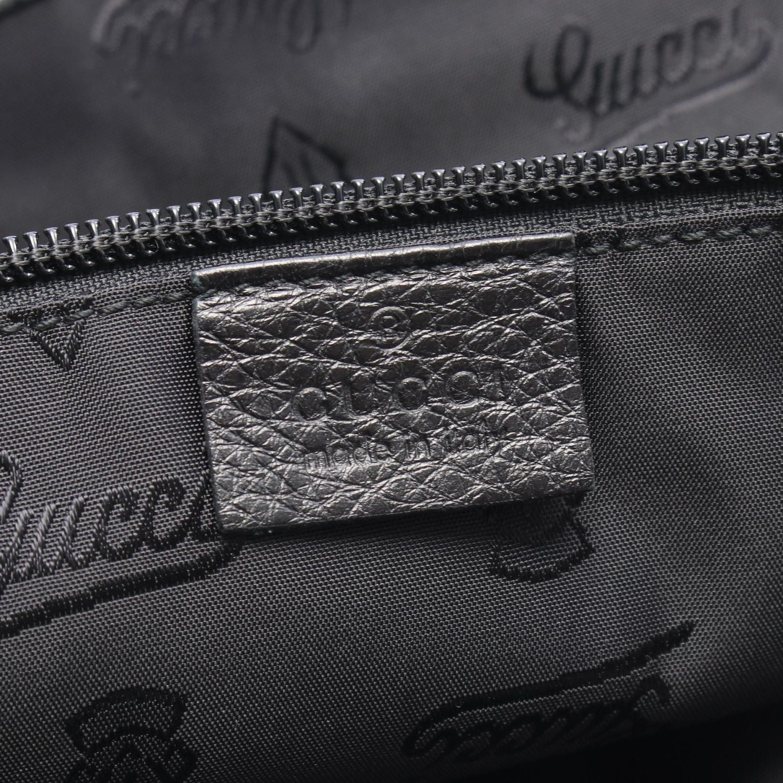 Gucci Tote Bag Black Leather — view 4