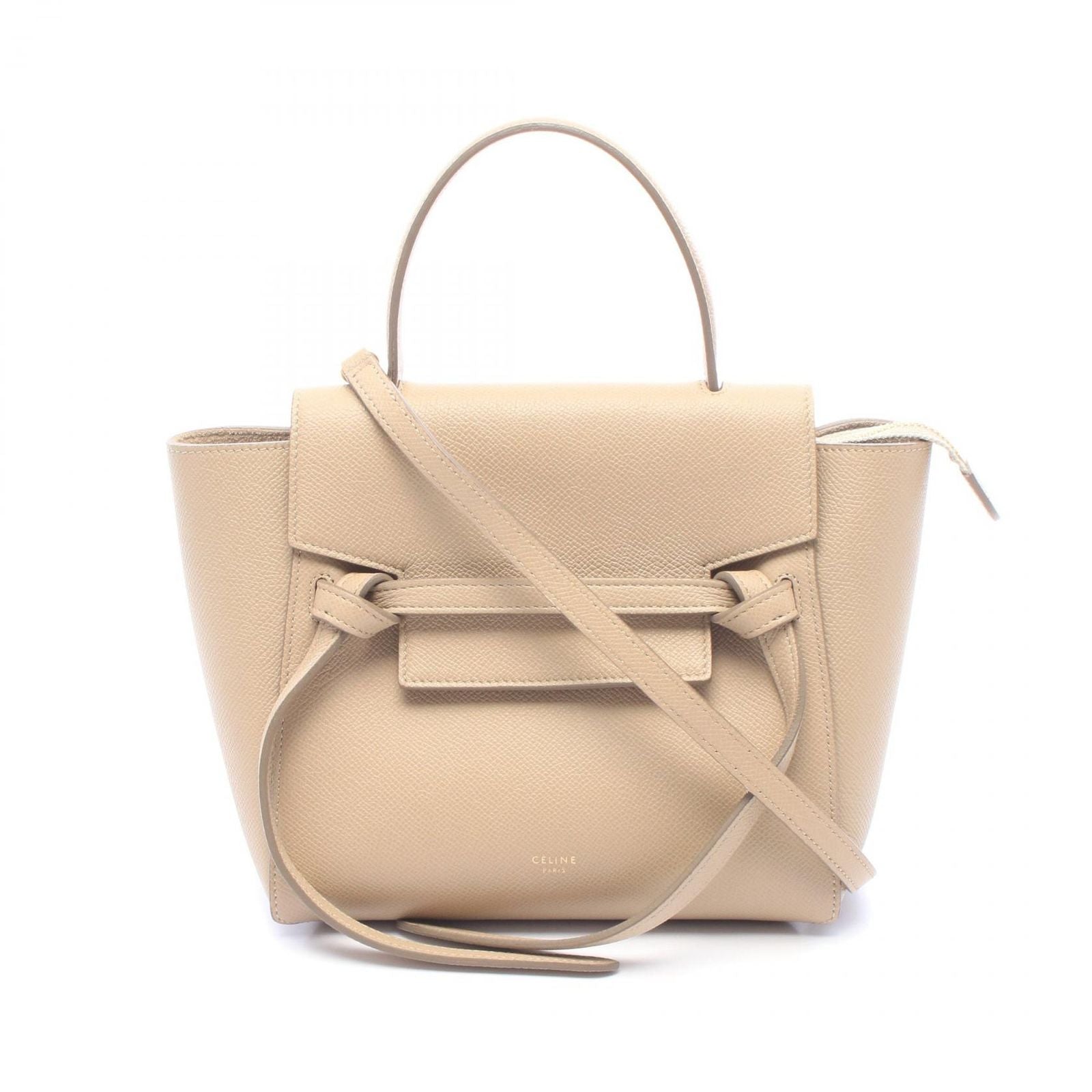 Celine Belt Bag Nano 2-Way Greige Leather