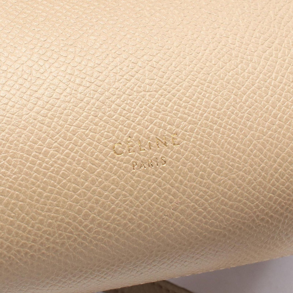Celine Belt Bag Nano 2-Way Greige Leather — view 4