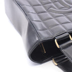 Chanel Shoulder Bag Choco Bar Black Lambskin — view 8