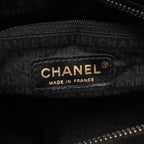 Chanel Shoulder Bag Choco Bar Black Lambskin — view 4