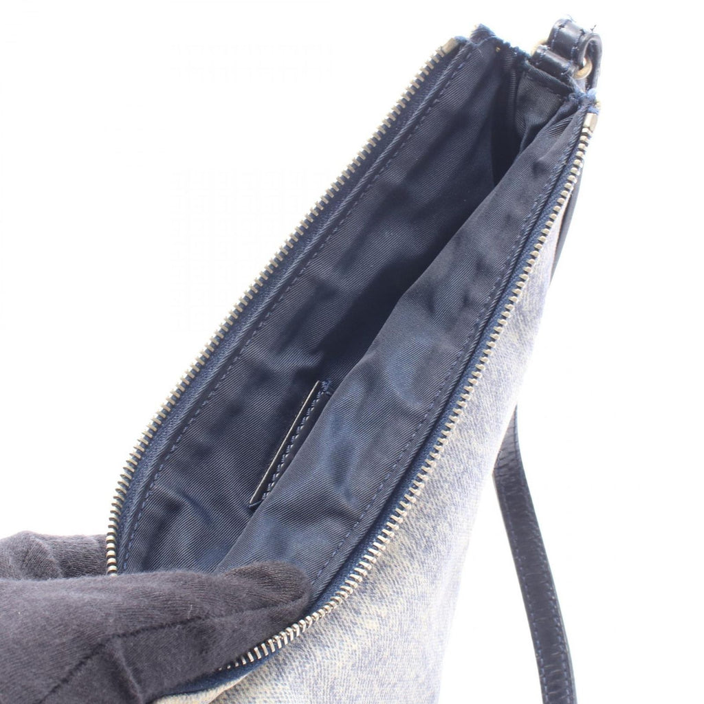 Dior Handbag Saddle Denim Pattern Brown Canvas Bag — view 5