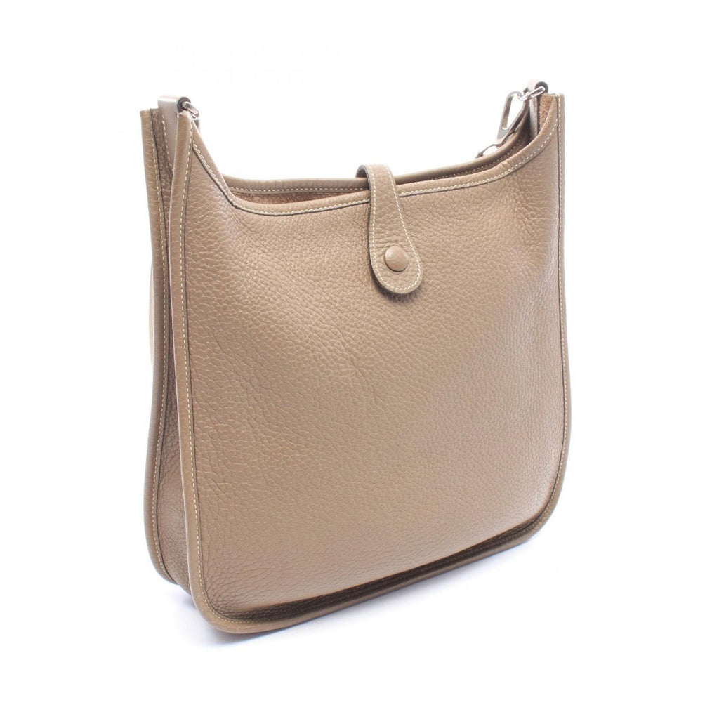 Hermes Shoulder Bag Evelyne I PM Etoupe Leather — view 2