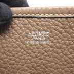 Hermes Shoulder Bag Evelyne I PM Etoupe Leather — view 4