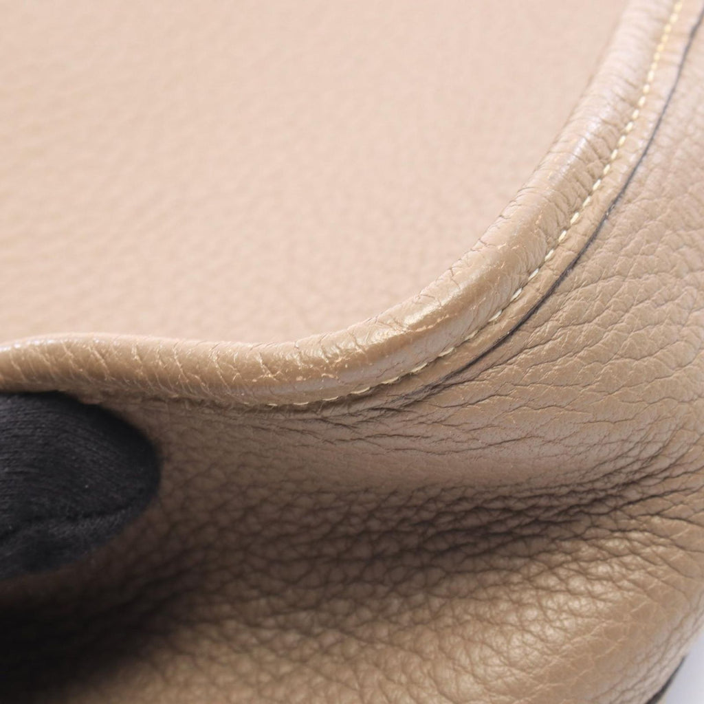 Hermes Shoulder Bag Evelyne I PM Etoupe Leather — view 8