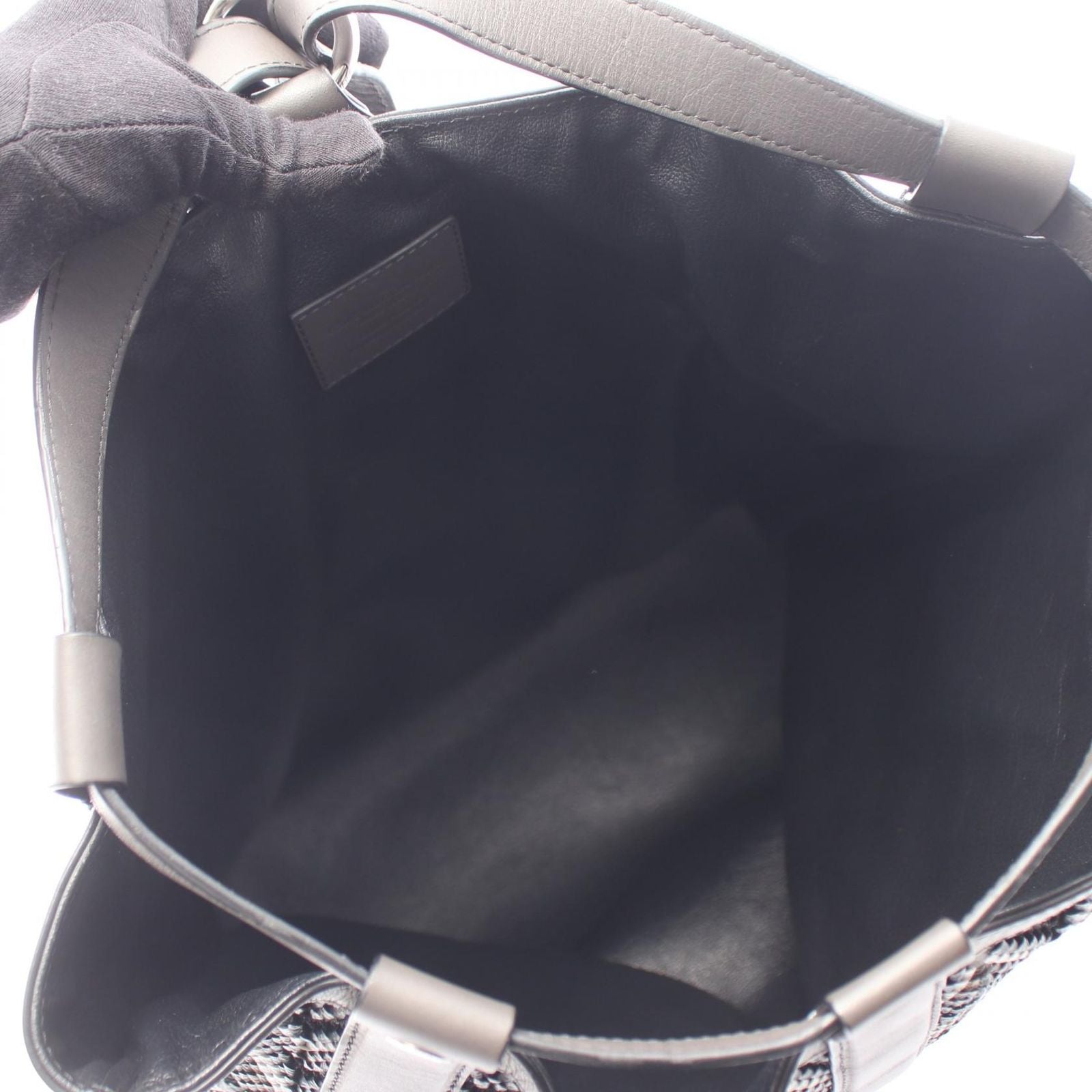 Louis Vuitton Backpack Charcoal Gray Multi Leather Randonnee GM — view 3