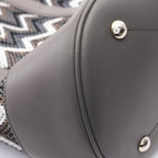Louis Vuitton Backpack Charcoal Gray Multi Leather Randonnee GM — view 7