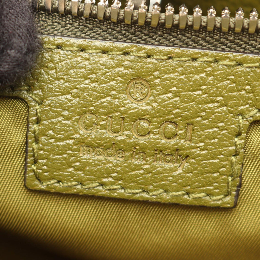 Gucci Tote Bag Off the Grid 2-Way Green Nylon Leather — view 4
