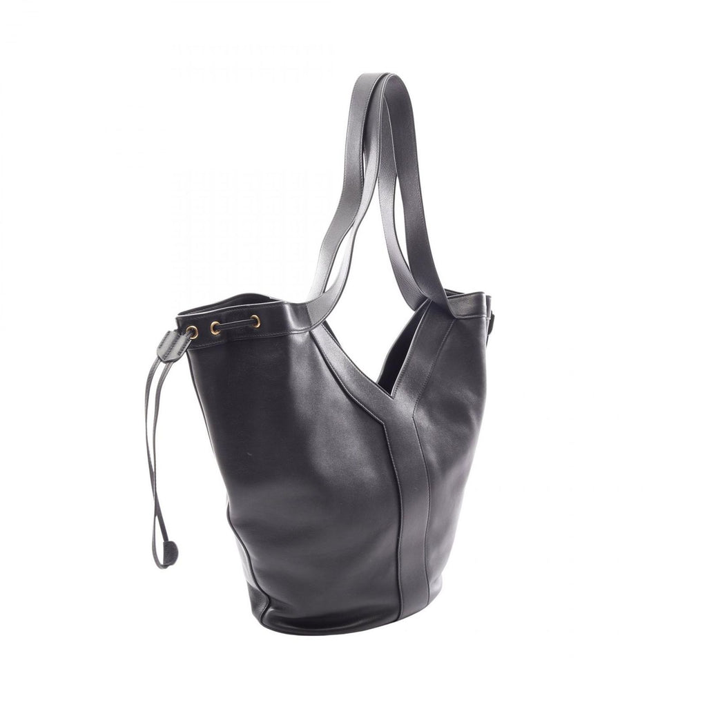 Saint Laurent Paris Tote Hobo Black Leather — view 2