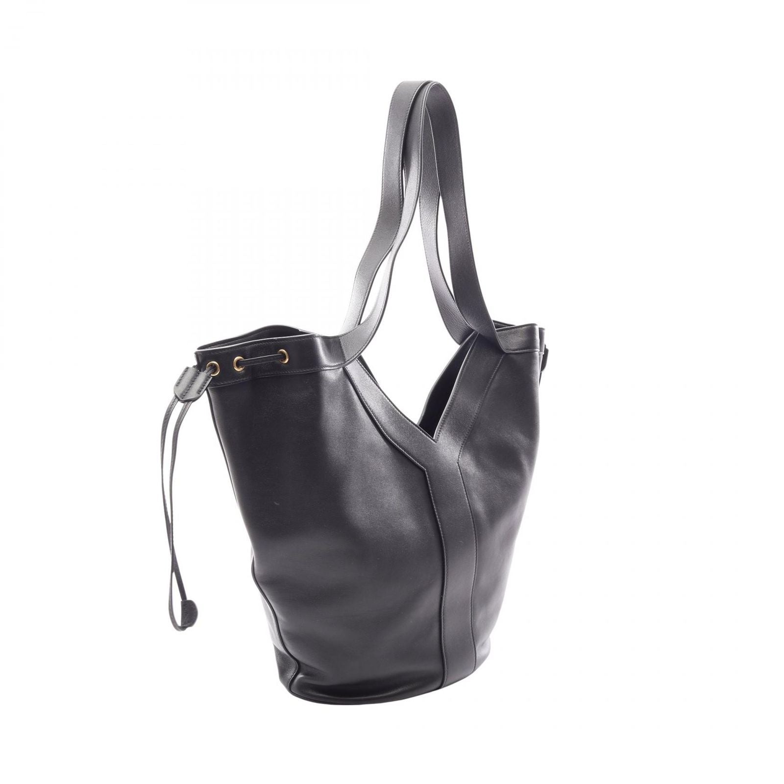 Saint Laurent Paris Tote Hobo Black Leather — view 2