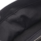 Saint Laurent Paris Shoulder Bag West Hollywood Monogram Black Leather Medium — view 8