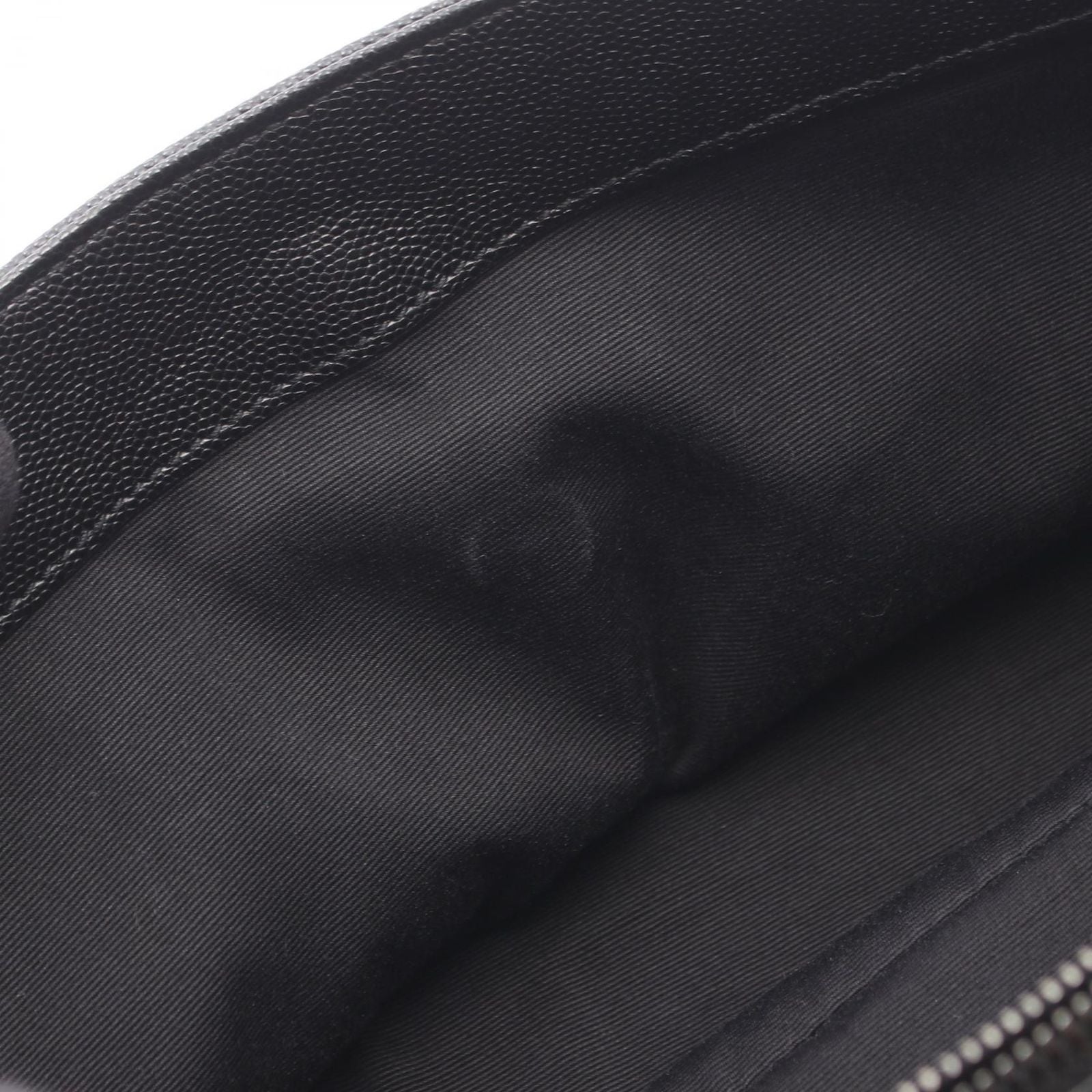 Saint Laurent Paris Shoulder Bag West Hollywood Monogram Black Leather Medium — view 8