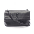 Saint Laurent Paris Shoulder Bag West Hollywood Monogram Black Leather Medium