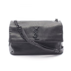 Saint Laurent Paris Shoulder Bag West Hollywood Monogram Black Leather Medium
