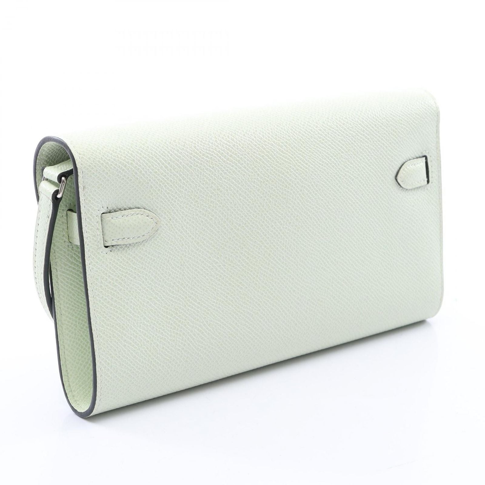 Hermes Shoulder Bag Kelly to Go Vert Fizz Leather Long — view 2