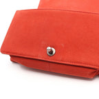 Chanel Shoulder Bag Boy Orange Caviar Leather Chain — view 7