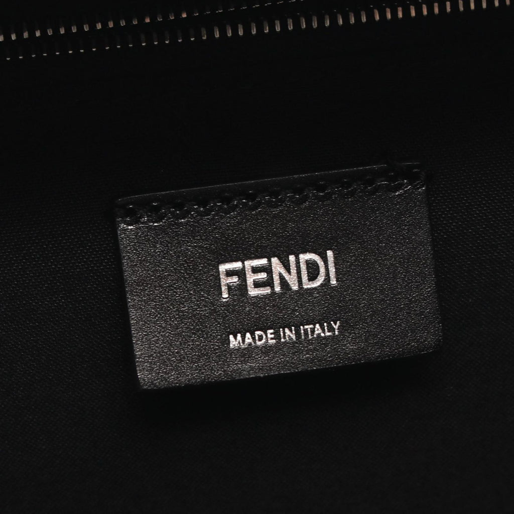 Fendi Backpack FF Jacquard Drive Zucca Dark Brown Black Canvas Leather — view 4