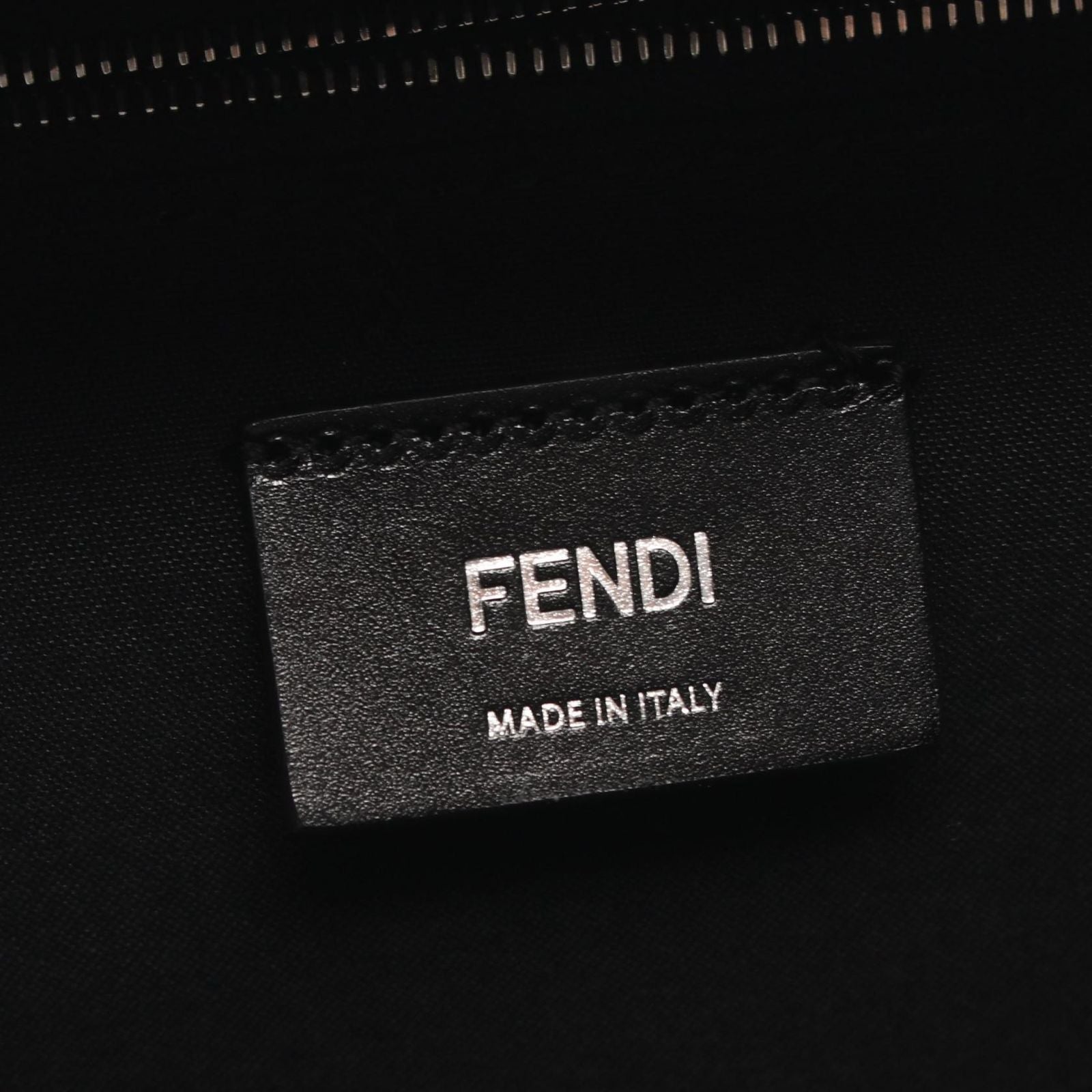 Fendi Backpack FF Jacquard Drive Zucca Dark Brown Black Canvas Leather — view 4