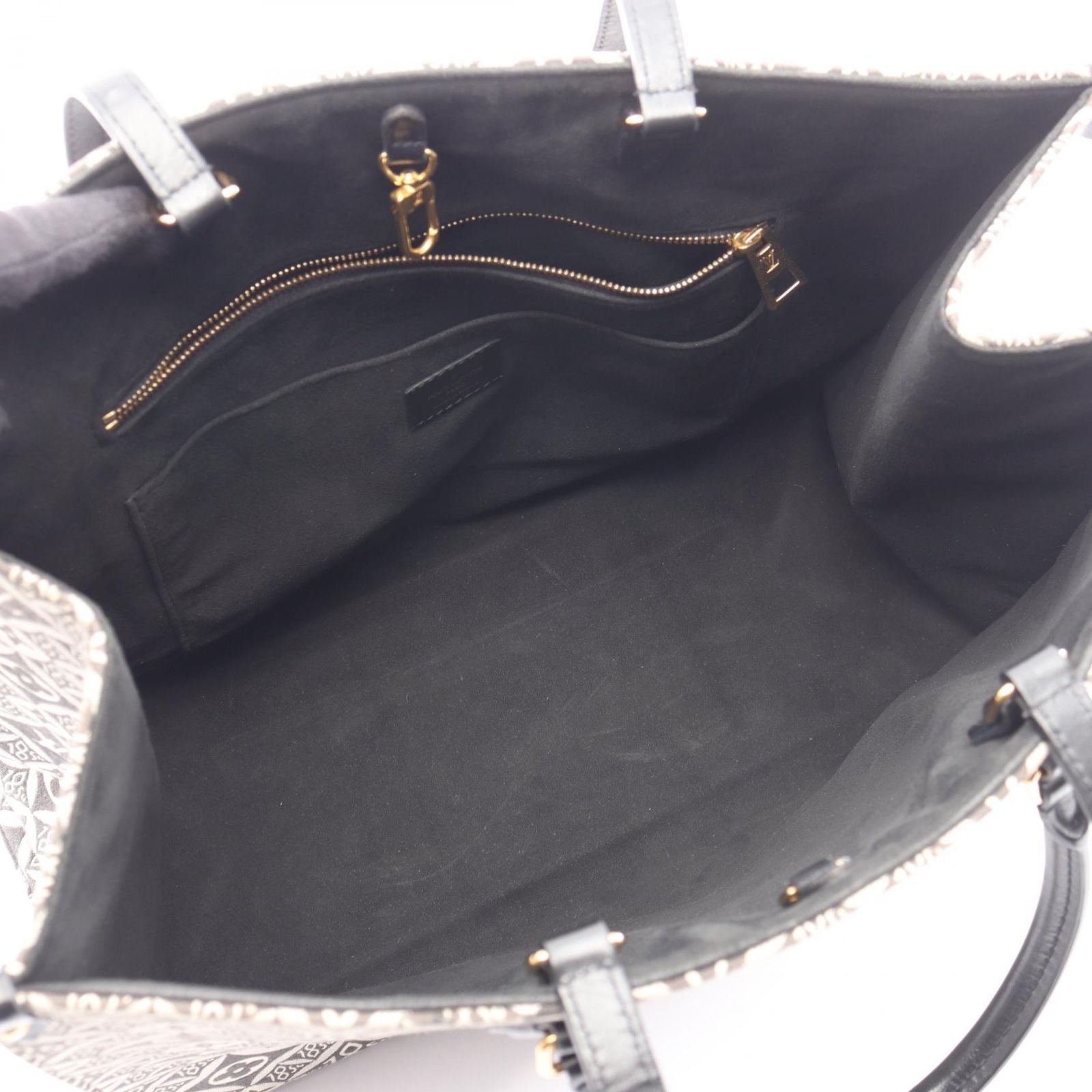Louis Vuitton Tote Bag On The Go GM Since 1854 Canvas Leather — view 3