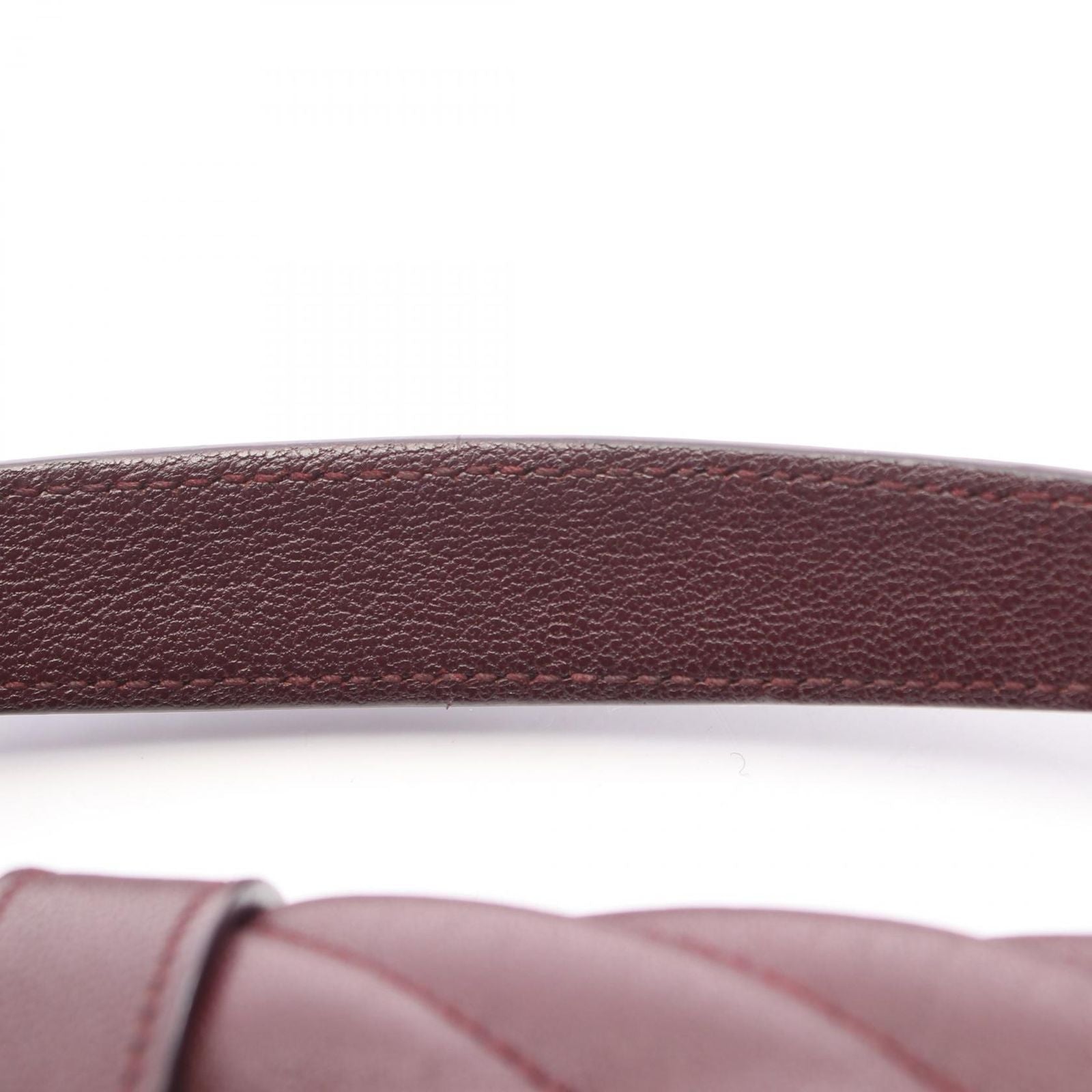 Saint Laurent Paris Handbag Carre 2-Way Burgundy Leather Medium — view 8