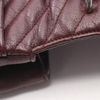 Saint Laurent Paris Handbag Carre 2-Way Burgundy Leather Medium — view 7