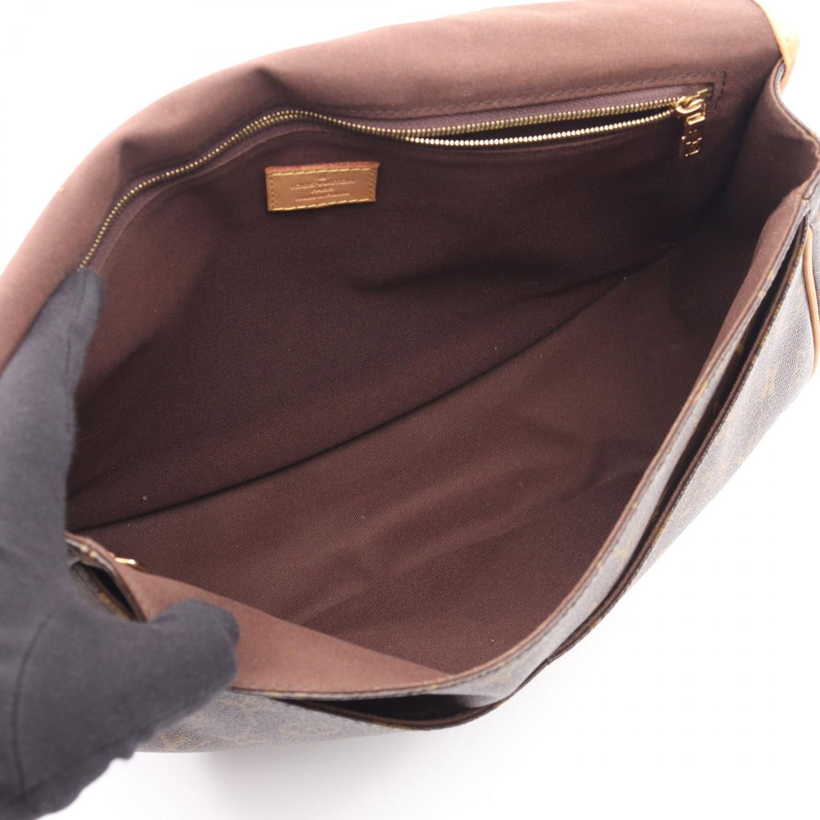 Louis Vuitton Shoulder Bag Menilmontant MM Monogram Leather — view 3