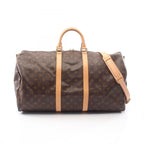 Louis Vuitton Boston Bag Keepall Bandouliere 55 Monogram Leather 55