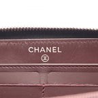 Chanel Round Wallet Quilted Black Caviar Leather — view 4