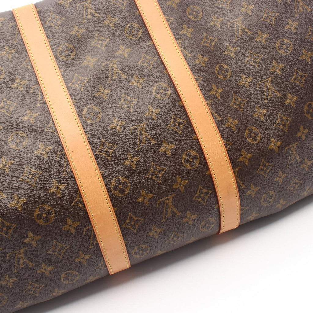 Louis Vuitton Boston Bag Keepall 55 Monogram Leather — view 8