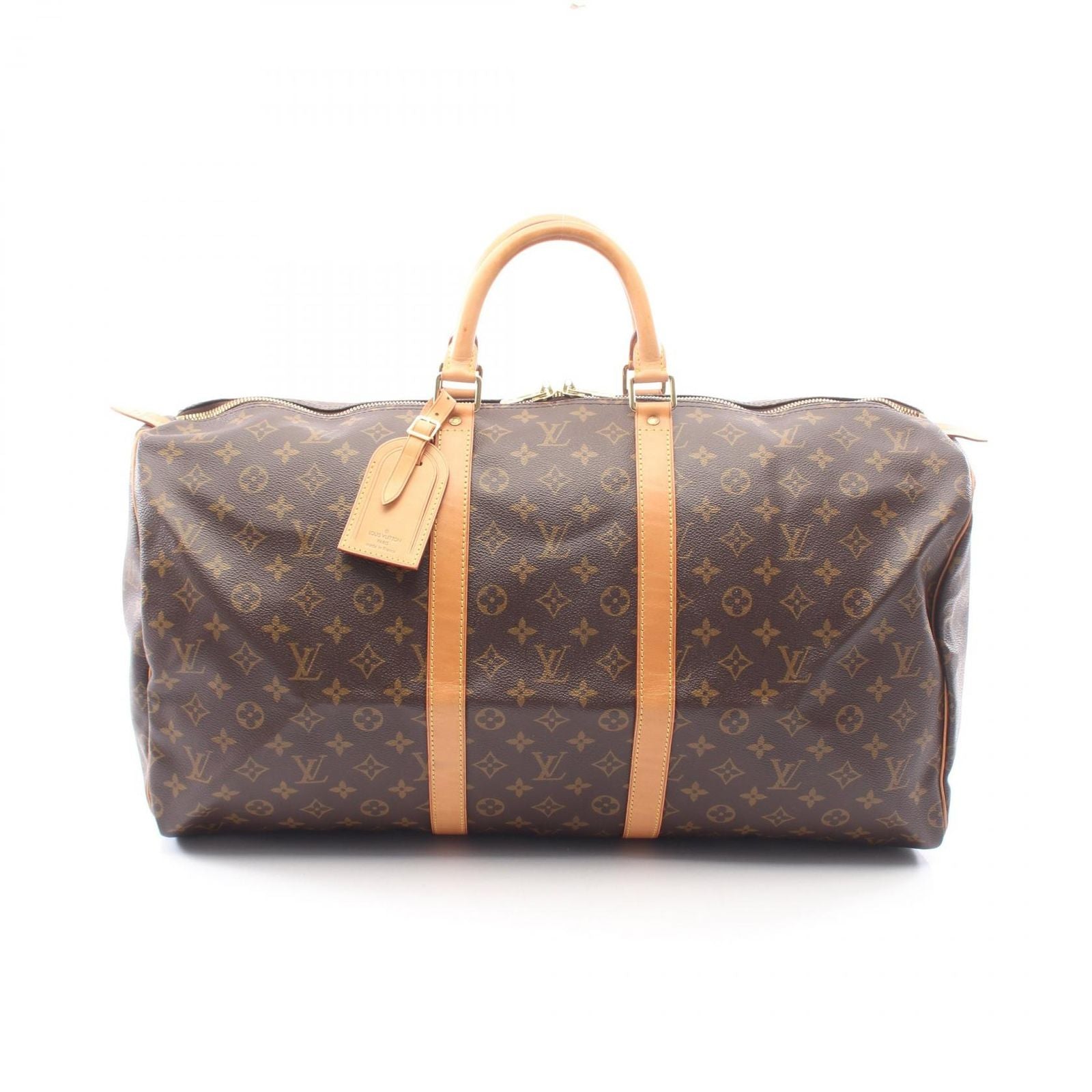 Louis Vuitton Boston Bag Keepall 55 Monogram Leather