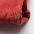 Hermes Tote Bag Fourre Tout MM Red Canvas — view 6