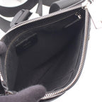 Fendi Shoulder Bag Zucca Brown Black Leather — view 3