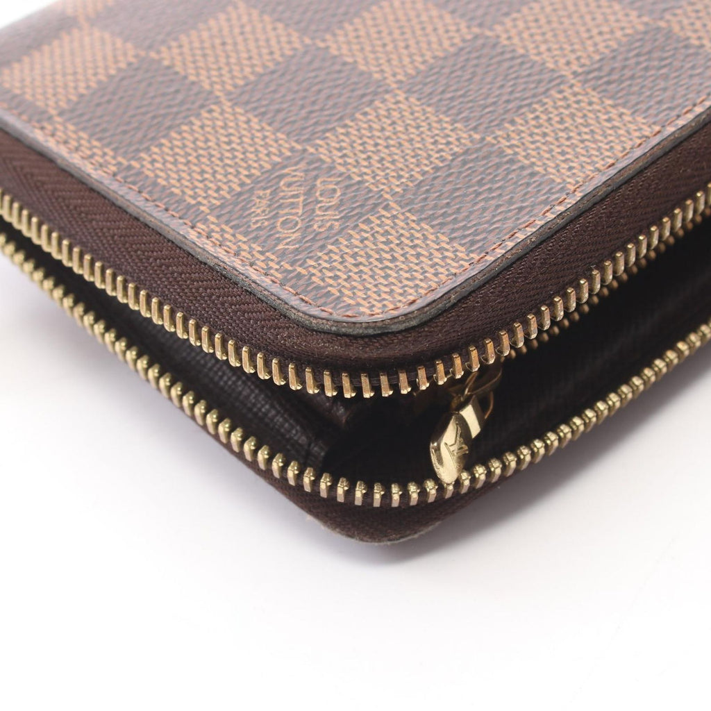 Louis Vuitton Round Wallet Zippy Damier Ebene — view 7