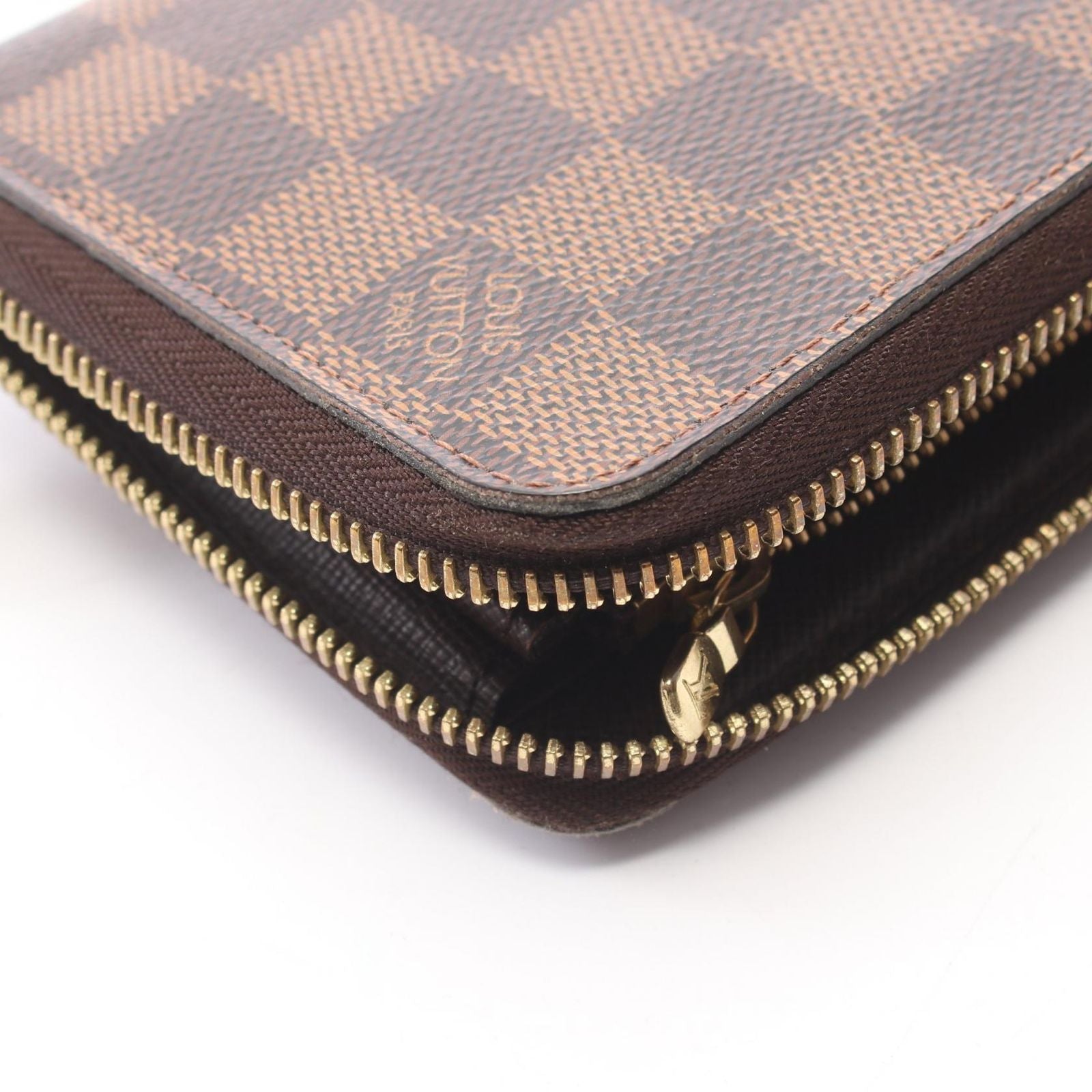 Louis Vuitton Round Wallet Zippy Damier Ebene — view 7