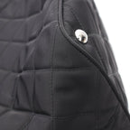 Prada Tote Bag Tessuto Impuntu 2-Way Black Nylon Saffiano Leather Triangle Logo — view 7