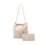 Saint Laurent Paris Shoulder Bag Jamie Ivory Leather 4.3 Chain