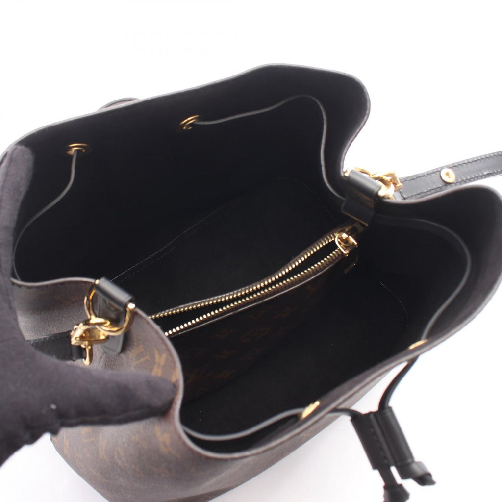 Louis Vuitton Shoulder Bag Neo Noe Noir Leather — view 3