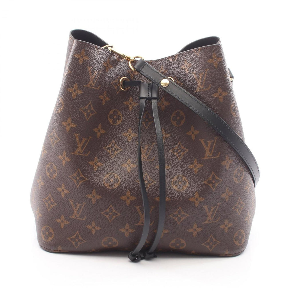 Louis Vuitton Shoulder Bag Neo Noe Noir Leather