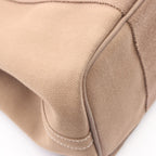 Hermes Handbag Valparaiso PM Etoupe Canvas Leather — view 5