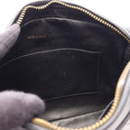 Chanel Shoulder Bag Diamond Stitch CC Logo Black Caviar Leather Fringe Chain — view 6
