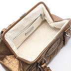 Chanel Handbag Quilted Kiss Lock Blanc Leather — view 3