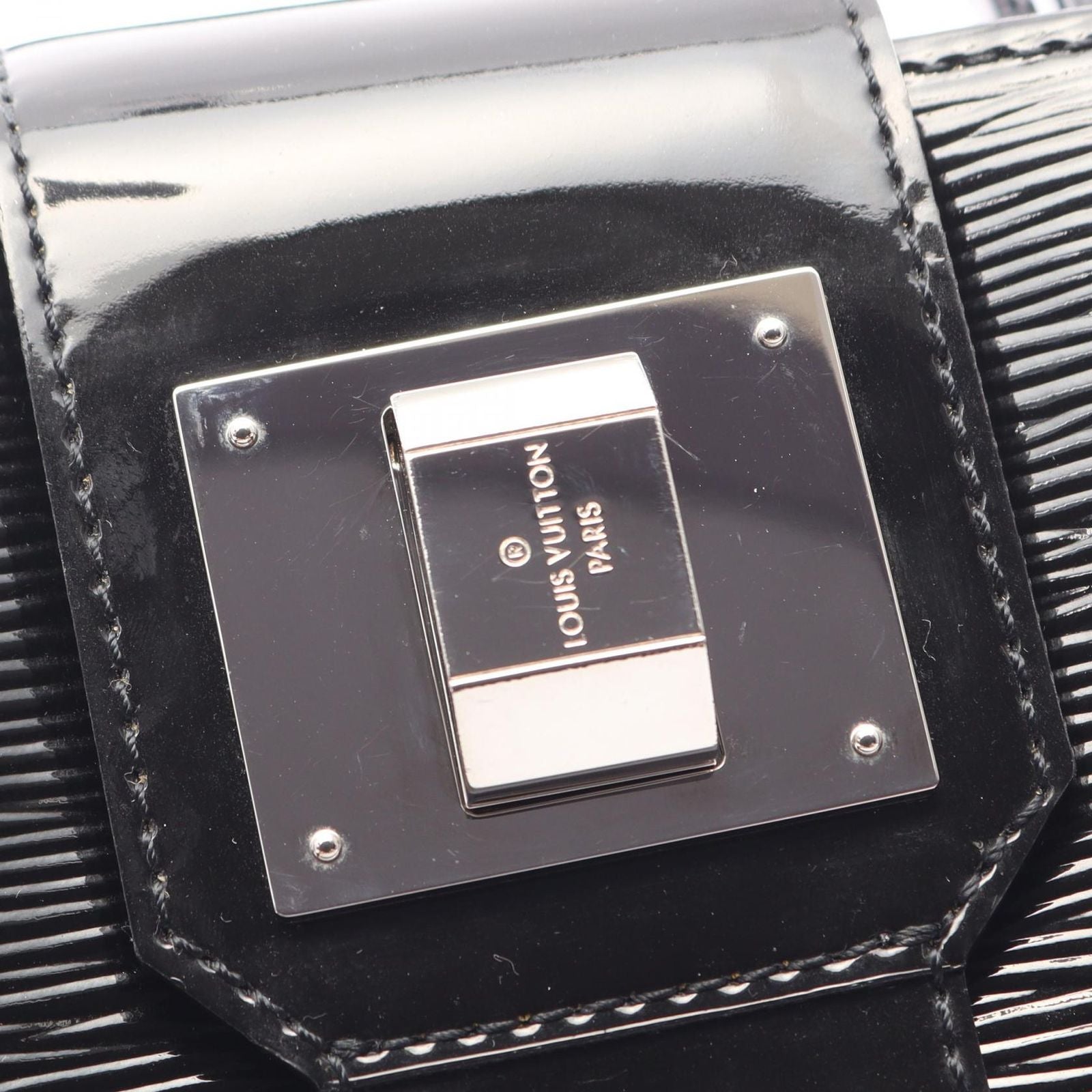 Louis Vuitton Handbag Mirabeau PM Noir Leather — view 7
