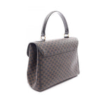Celine Handbag Macadam Top Handle Black Leather Bag — view 2