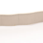 Gucci Shoulder Bag Webbing Line White Leather Logo Print — view 7
