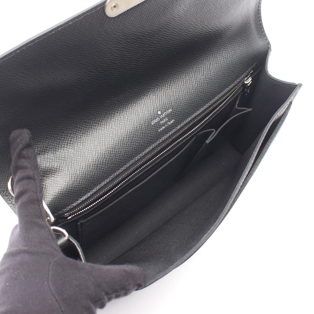 Louis Vuitton Clutch Belaia Ardoise Leather — view 3