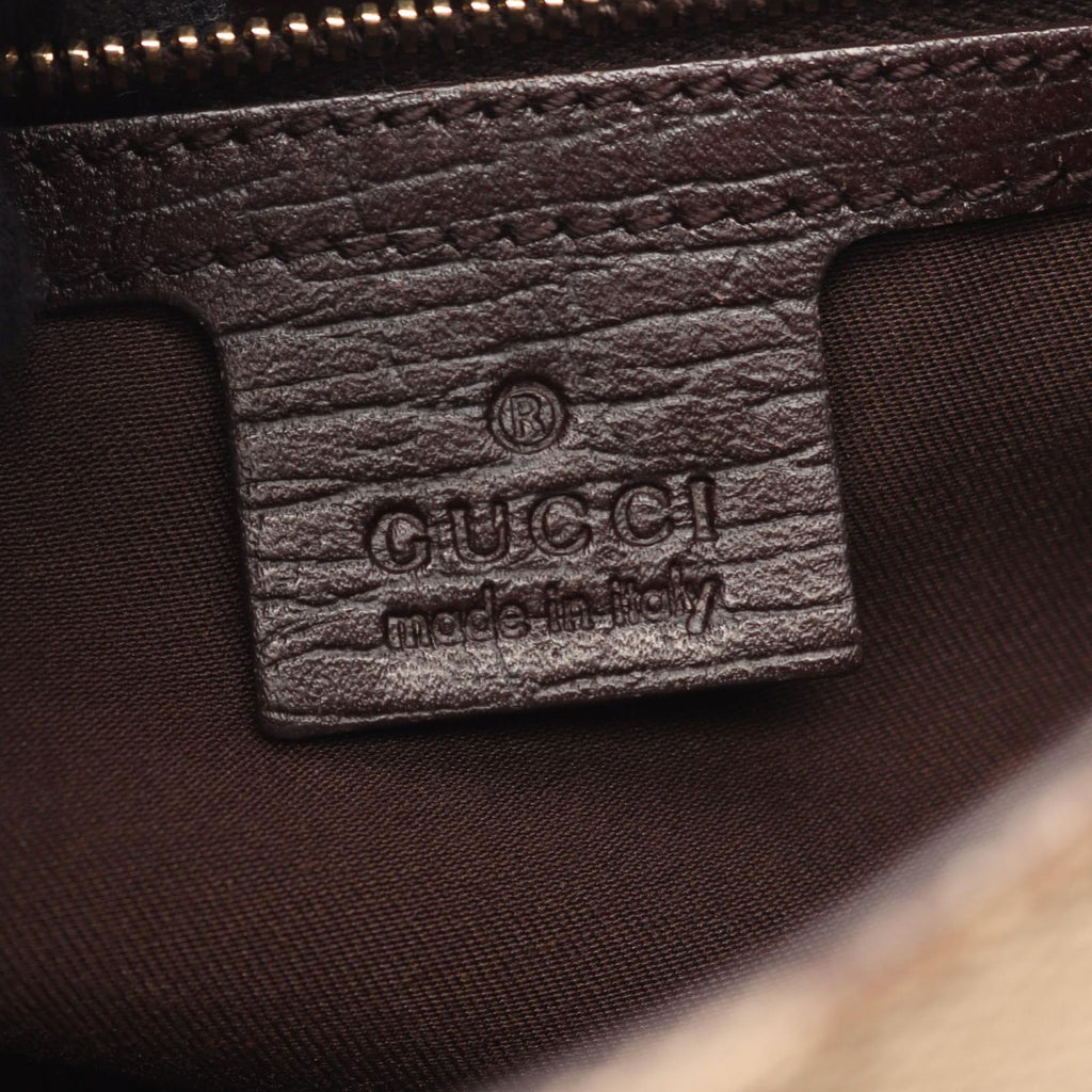 Gucci Shoulder Bag Hustler Bit GG Canvas Beige Brown Sherry Line — view 4