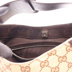 Gucci Shoulder Bag Hustler Bit GG Canvas Beige Brown Sherry Line — view 7