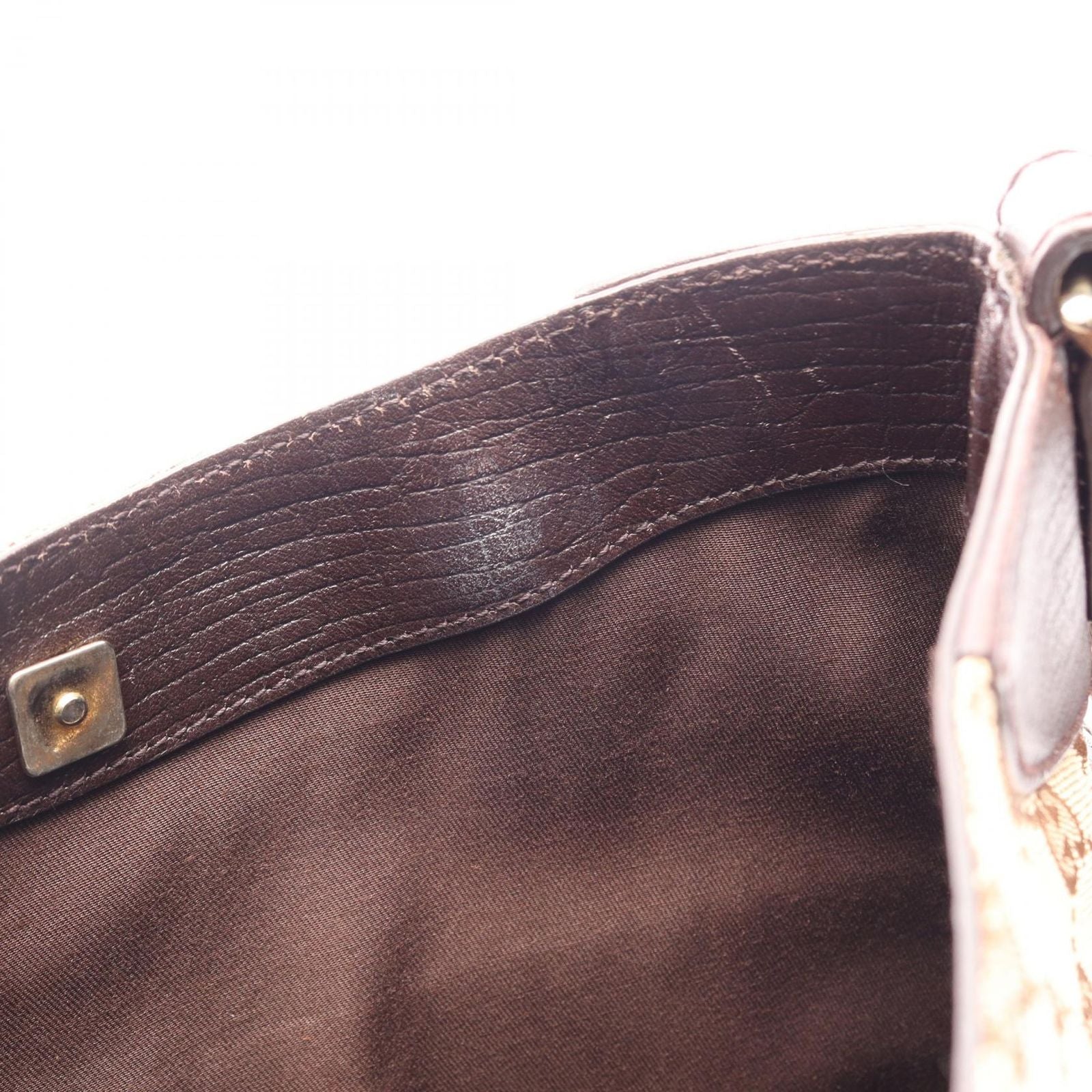 Gucci Shoulder Bag Hustler Bit GG Canvas Beige Brown Sherry Line — view 6