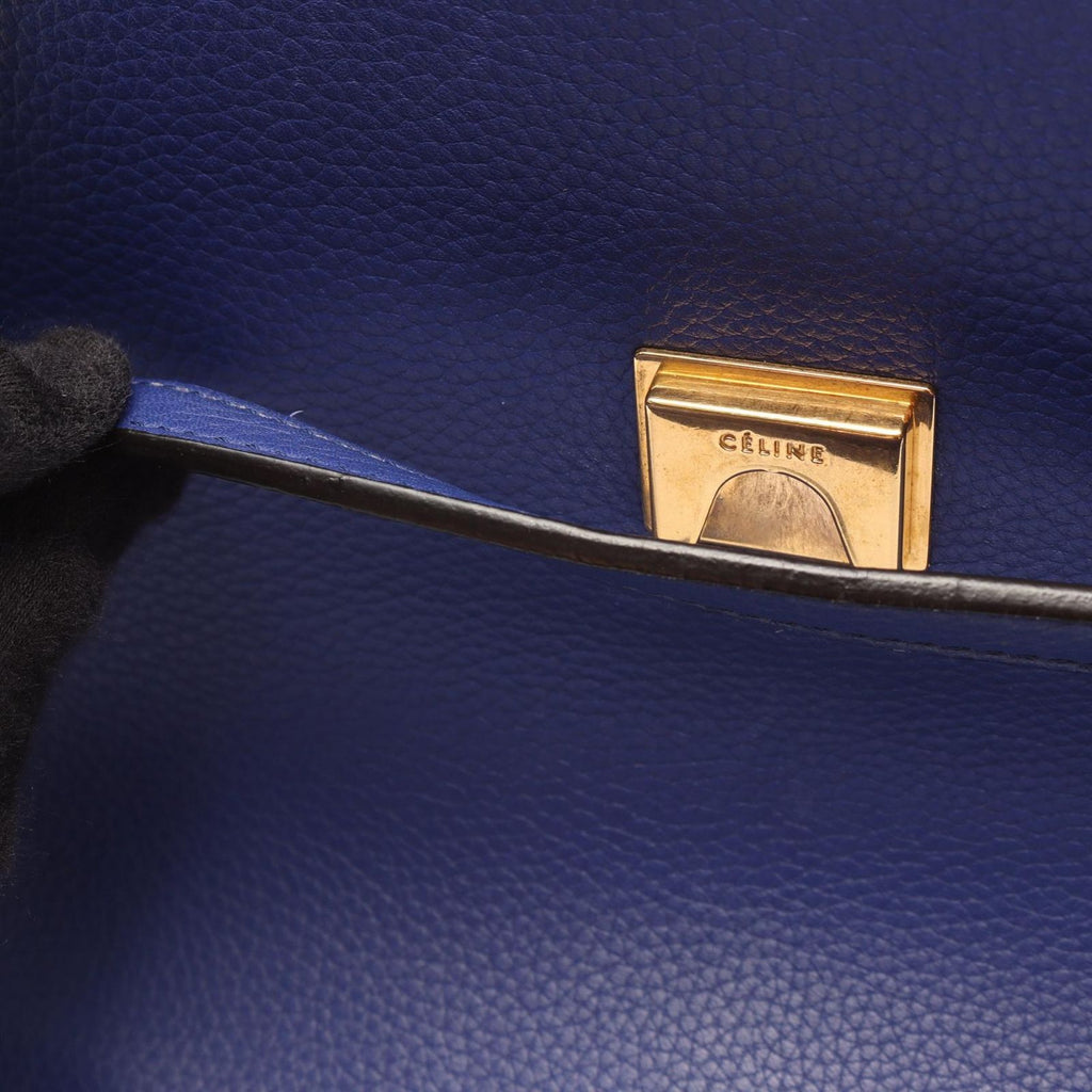Celine Belt Bag Mini 2-Way Blue Leather — view 5